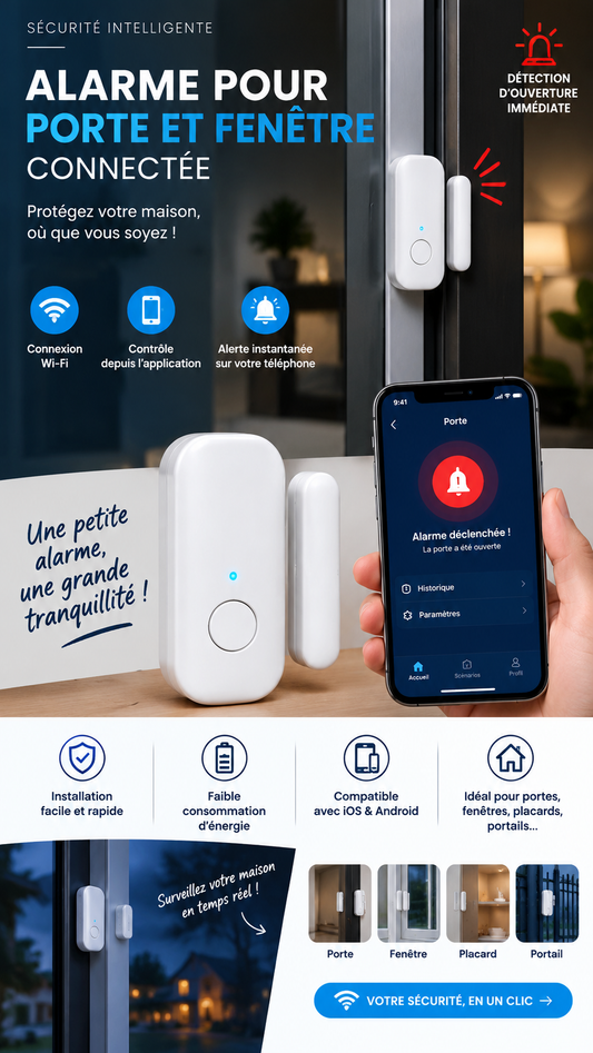 Alarme Porte Fenêtre Connectée