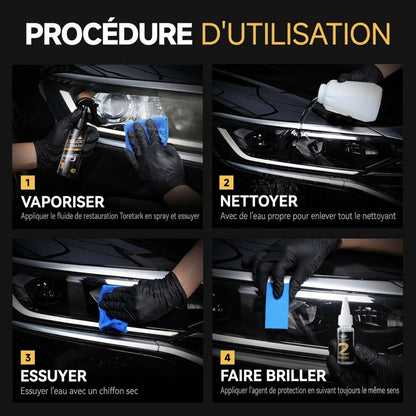 Kit de restauration des phares de voiture